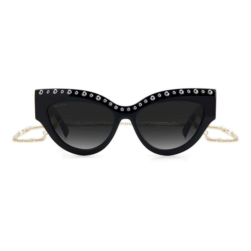 JIMMY CHOO Black Acetate Sunglasses