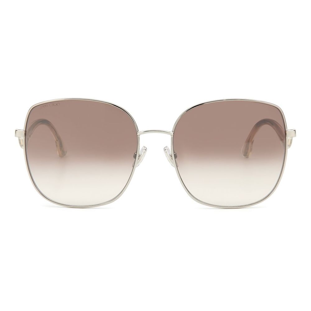 JIMMY CHOO Gray Metal Sunglasses