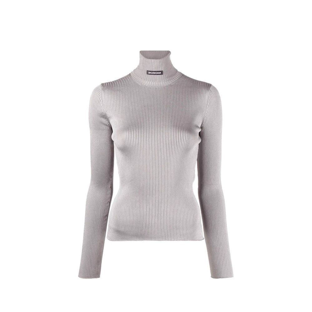 BALENCIAGA Gray Turtleneck