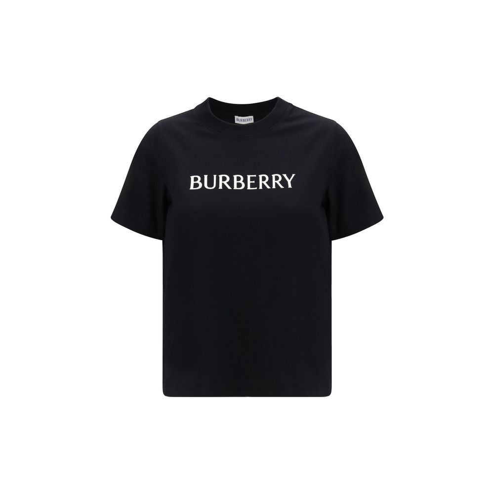 BURBERRY Black Cotton T-Shirt