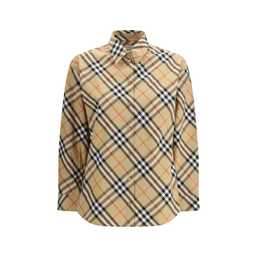 BURBERRY Multicolor Cotton Pattern Shirt