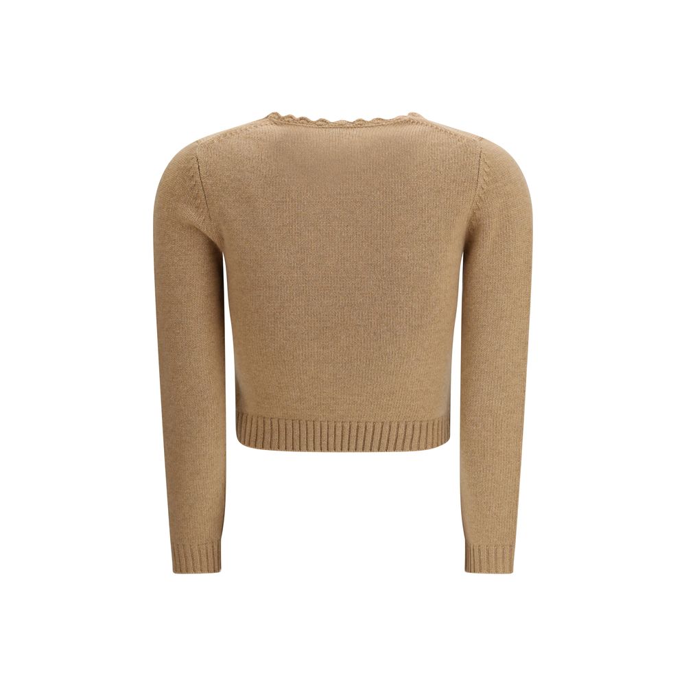 CHLOÉ Brown Wool Sweatshirt