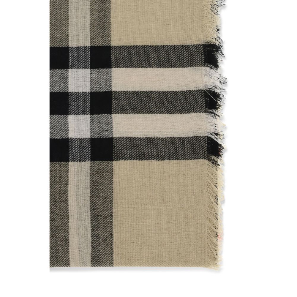 BURBERRY The Check wool scarf