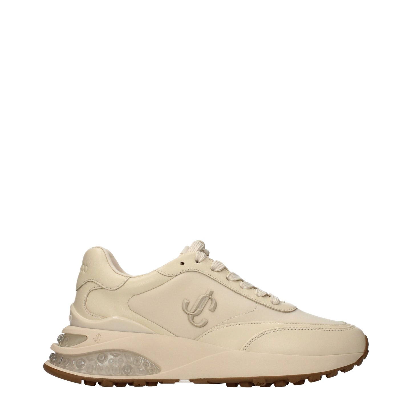 JIMMY CHOO Beige Chunky Sneakers