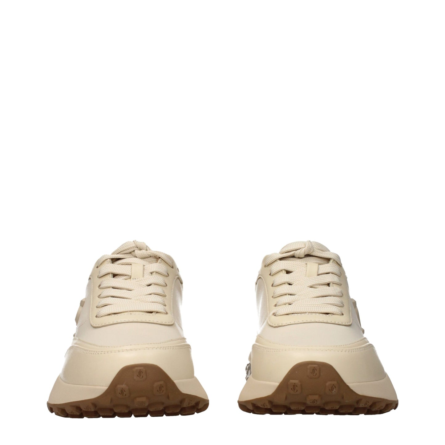 JIMMY CHOO Beige Chunky Sneakers