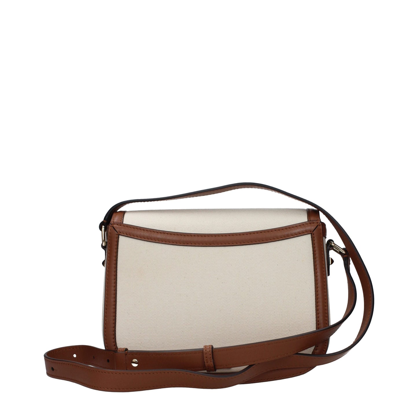 JIMMY CHOO Beige Fabric Crossbody Bag
