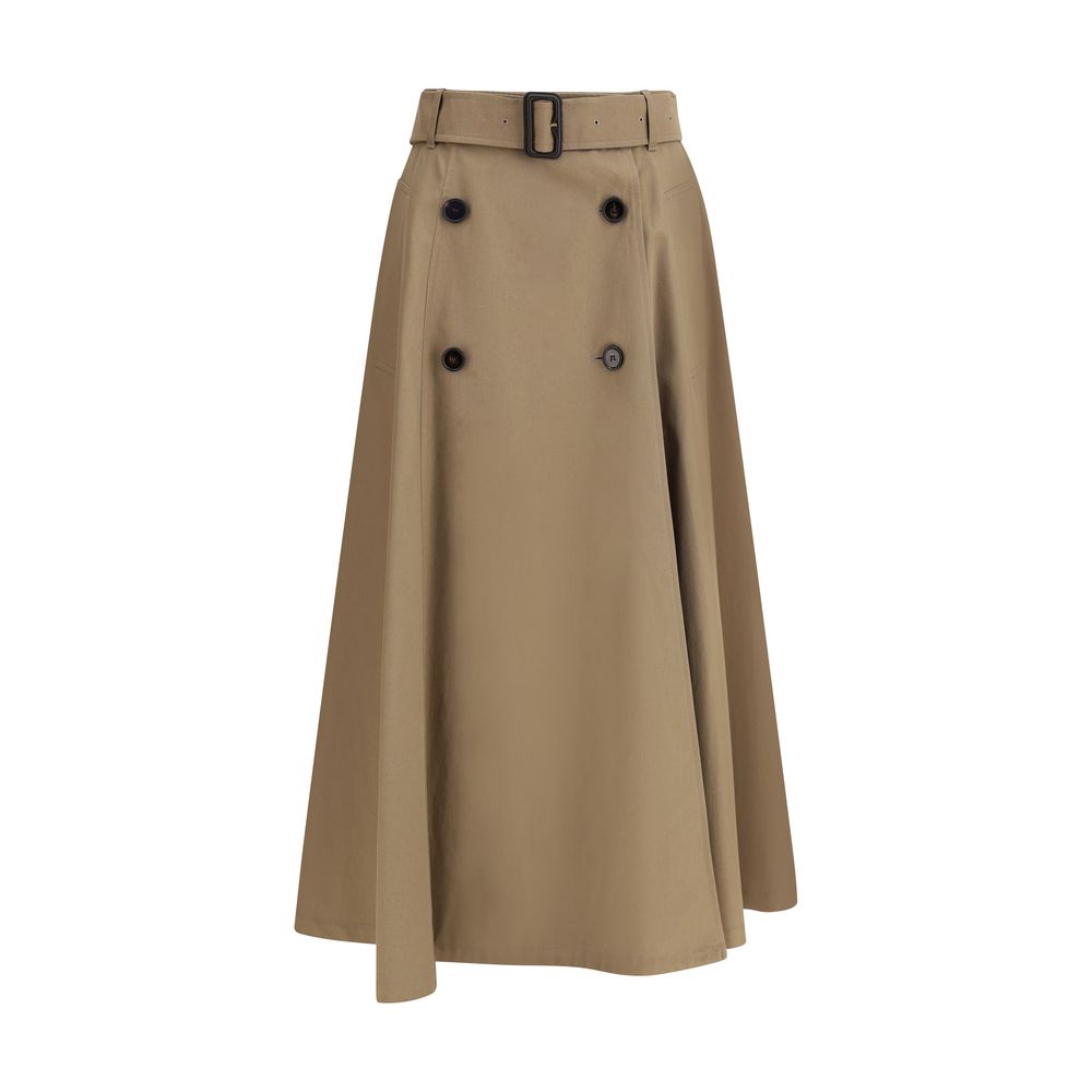 BURBERRY The Trench Midi Skirt