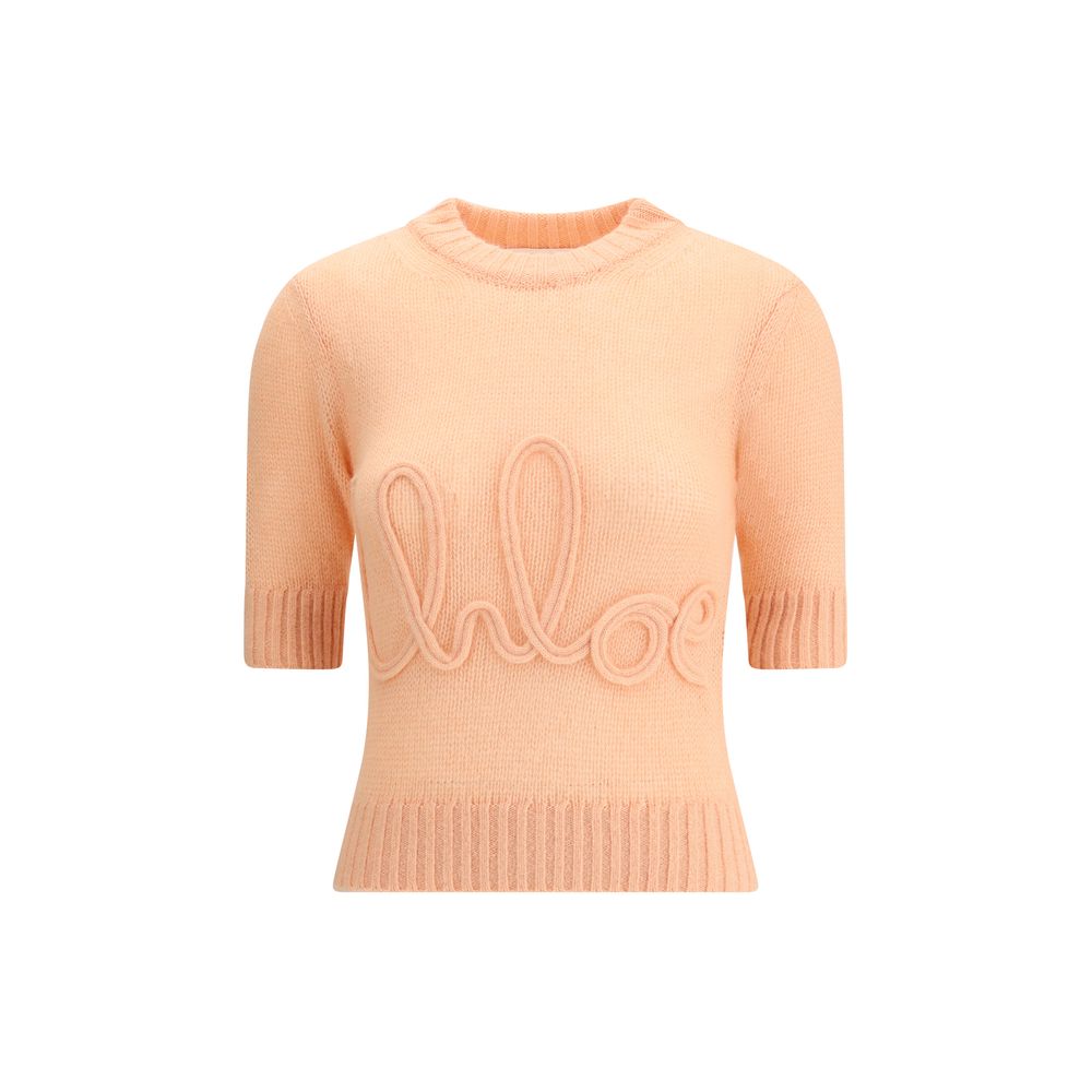 CHLOÉ Logo wool sweater