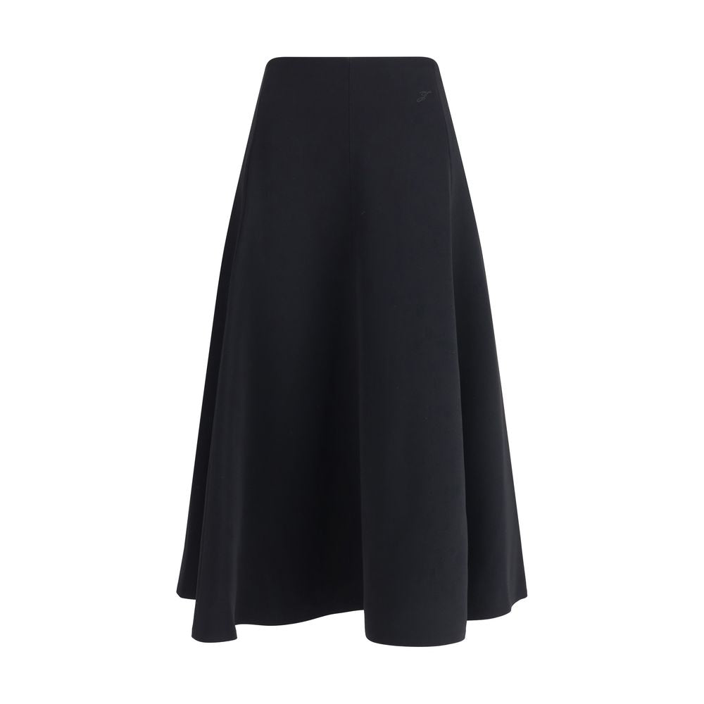 JACQUEMUS The black Jupe Triangle Skirt