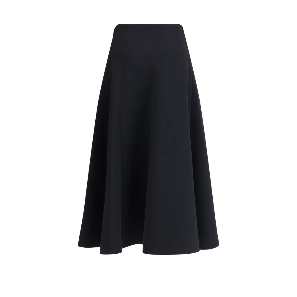 JACQUEMUS The black Jupe Triangle Skirt