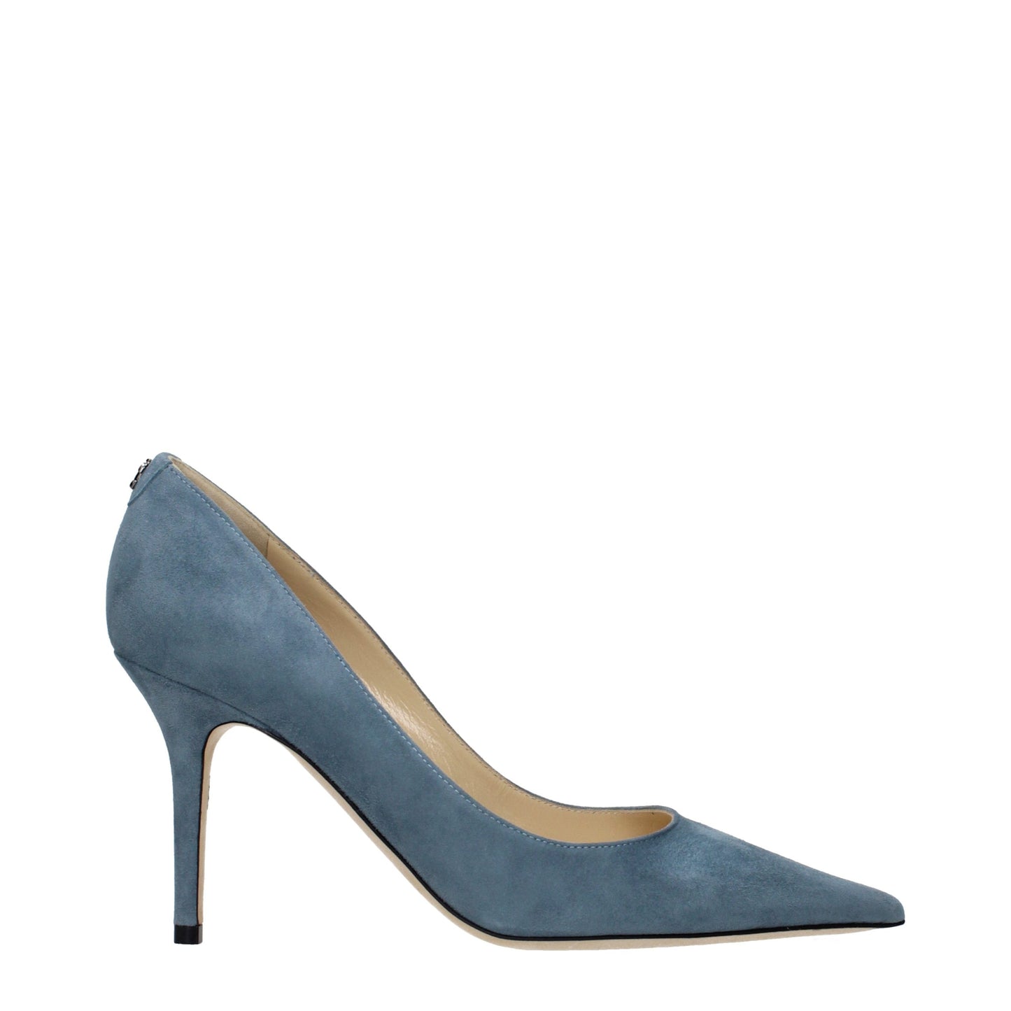 Blue Leather Pumps