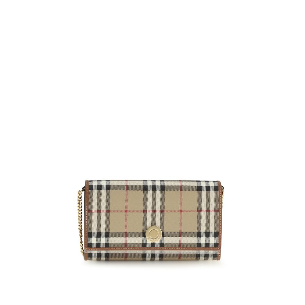 Beige Polyethylene Clutch Bag