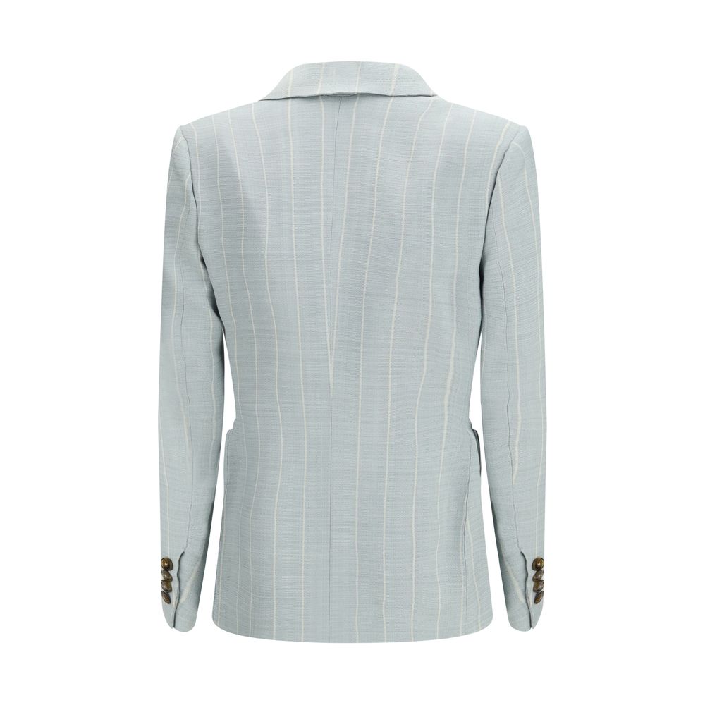 Blue Viscose Blazer