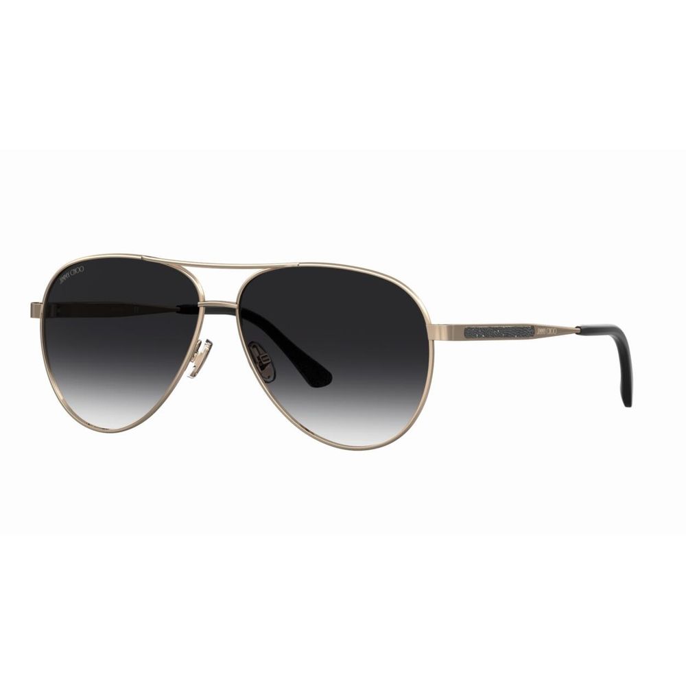 JIMMY CHOO Gold Metal Sunglasses