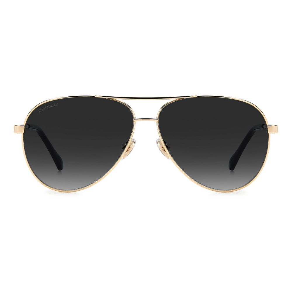 JIMMY CHOO Gold Metal Sunglasses