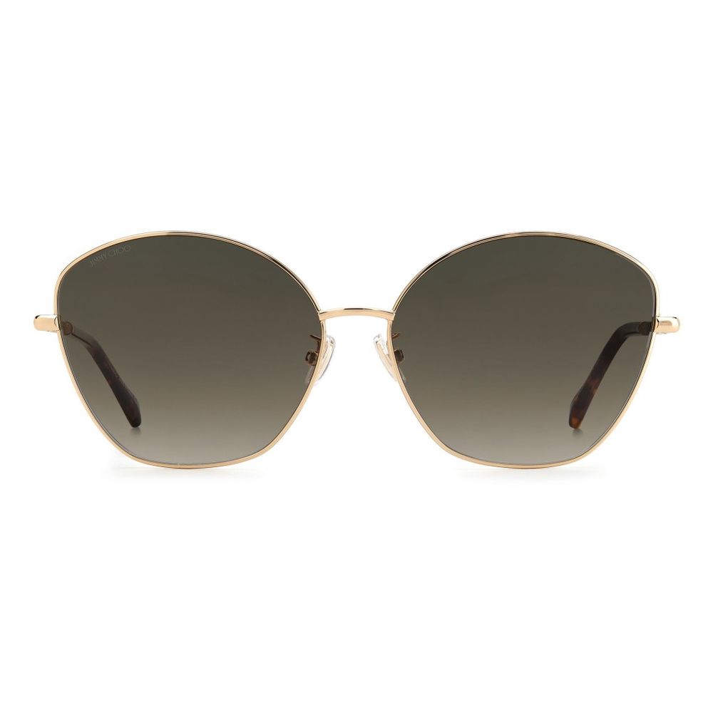 JIMMY CHOO Gold Metal Sunglasses