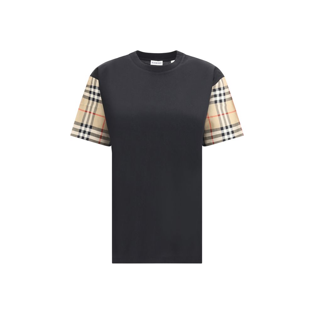BURBERRY Black Cotton T-Shirt