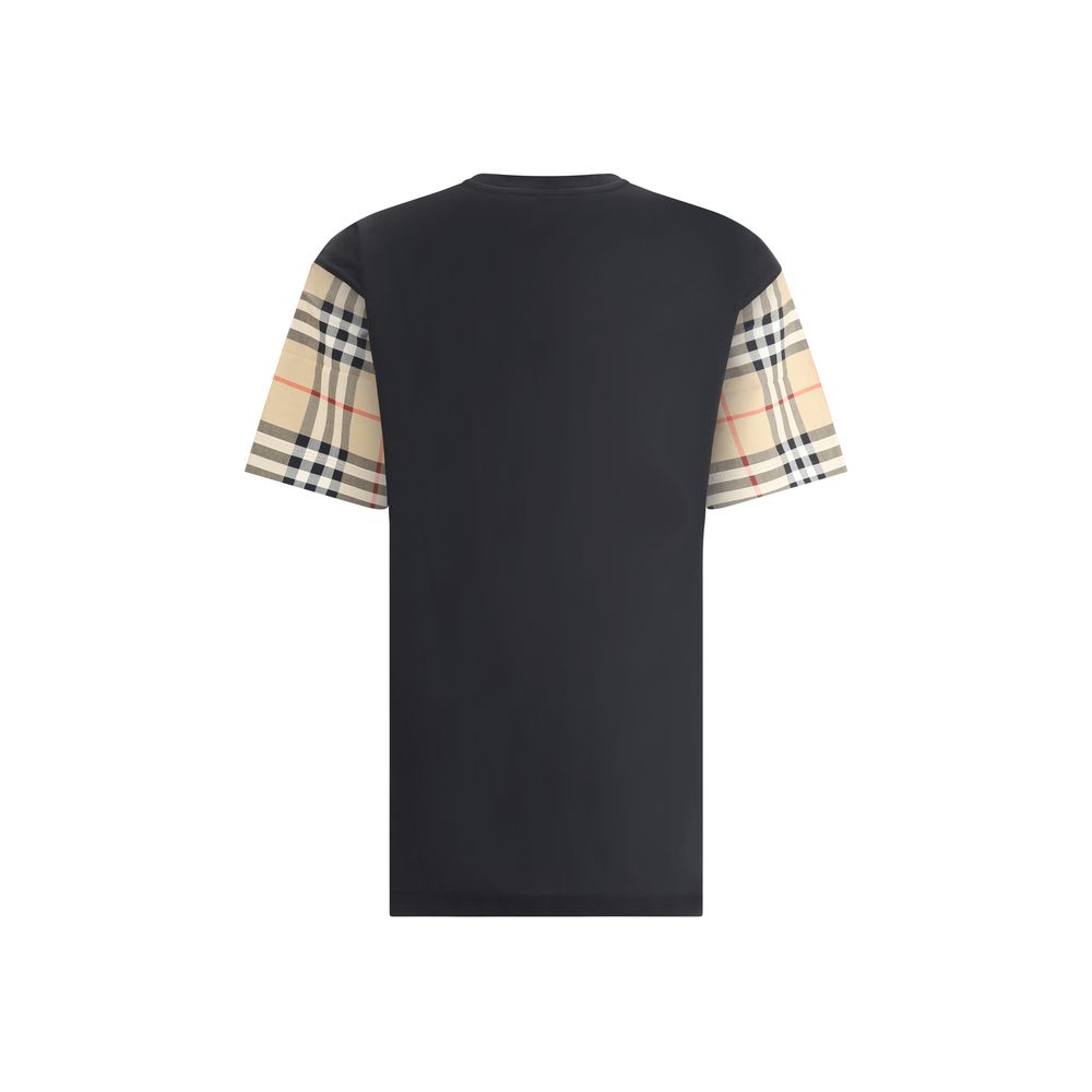 BURBERRY Black Cotton T-Shirt