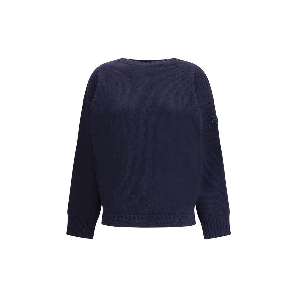 CHLOÉ Blue Wool Sweatshirt