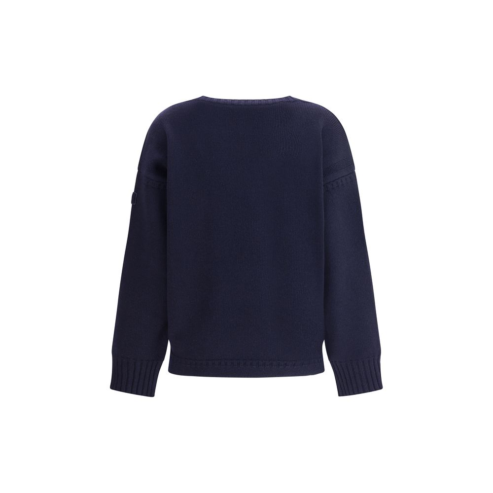 CHLOÉ Blue Wool Sweatshirt