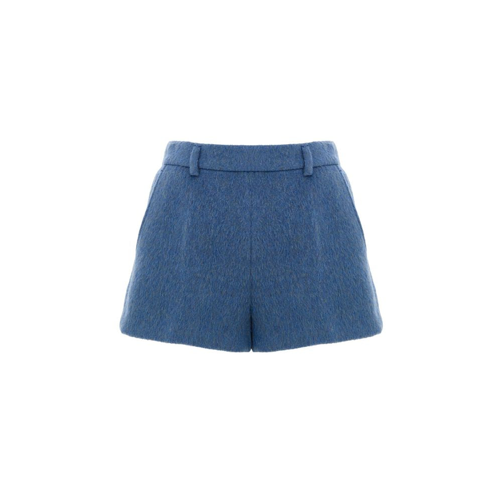 GUCCI Blue Wool Shorts