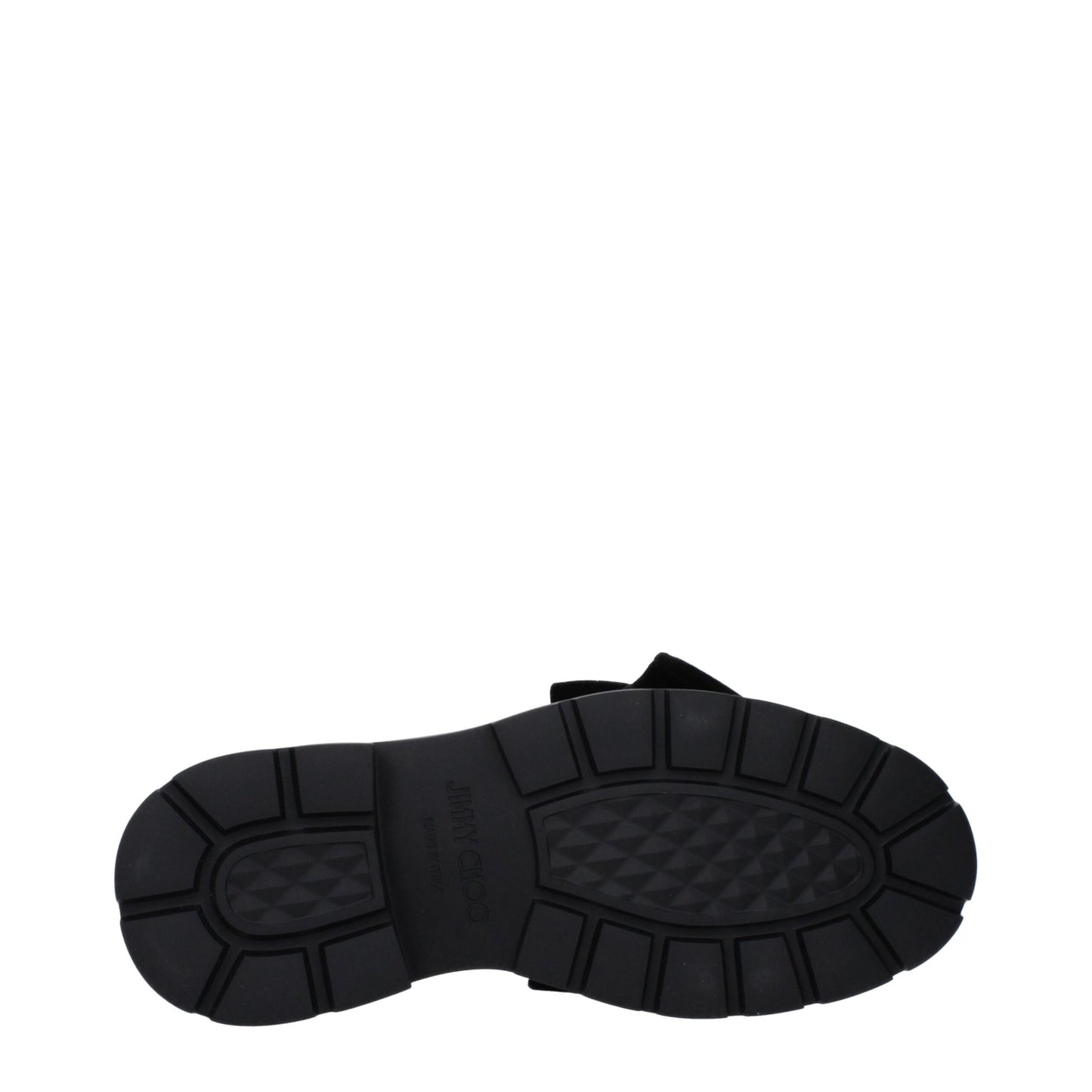 JIMMY CHOO Gray Slip-On Loafers