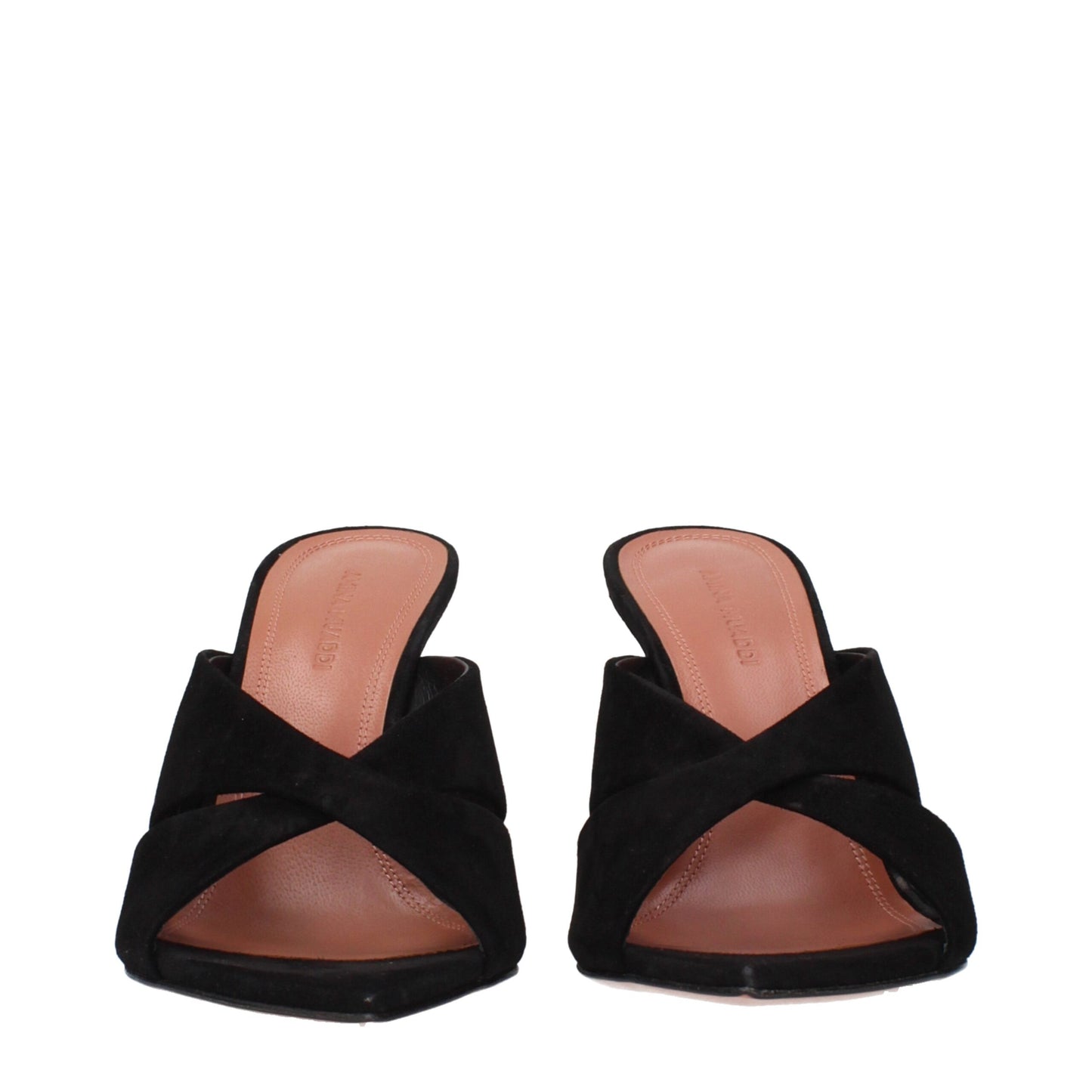 AMINA MUADDI Samantha Slipper 95 Suede Black