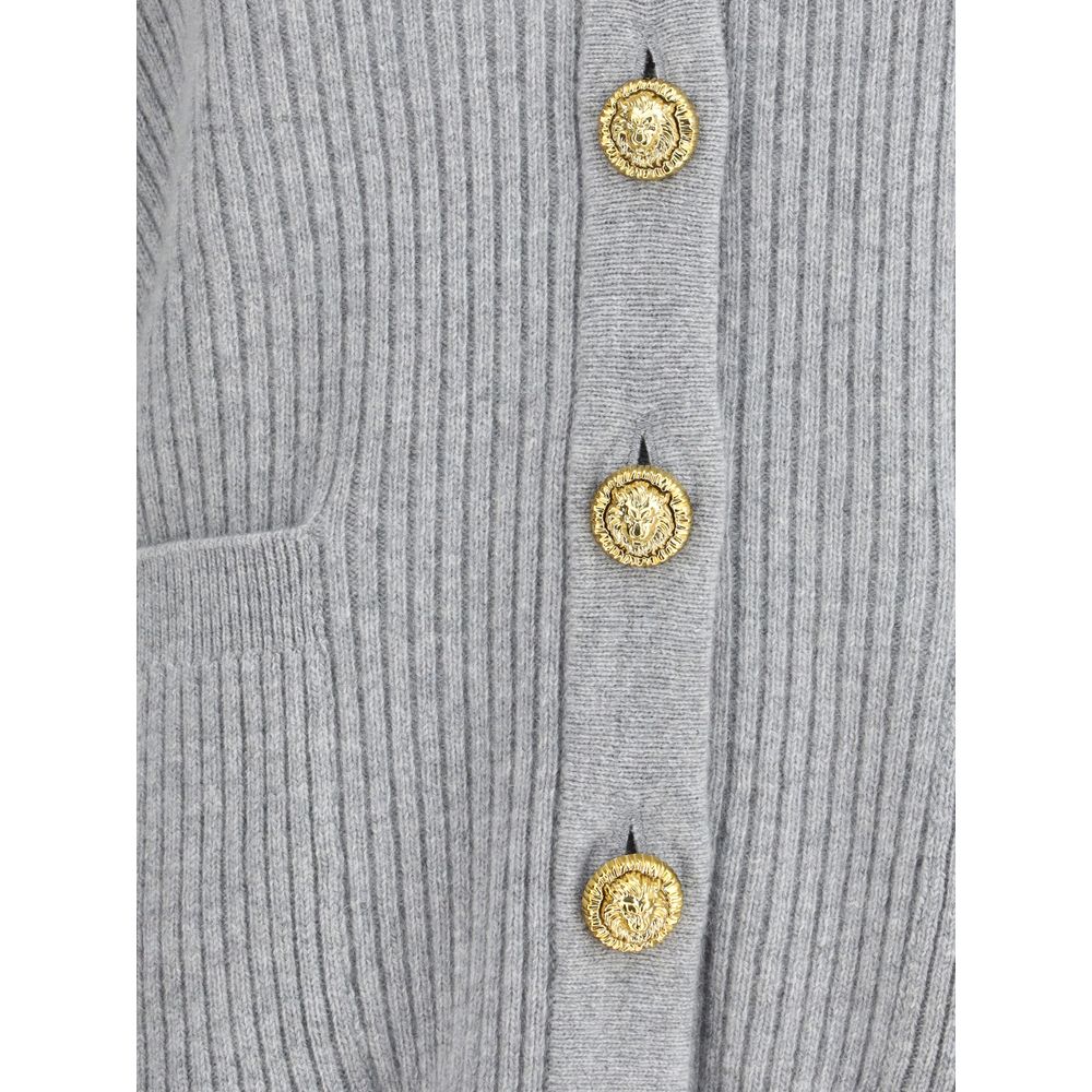 BALMAIN The Long Cashmere Cardigan