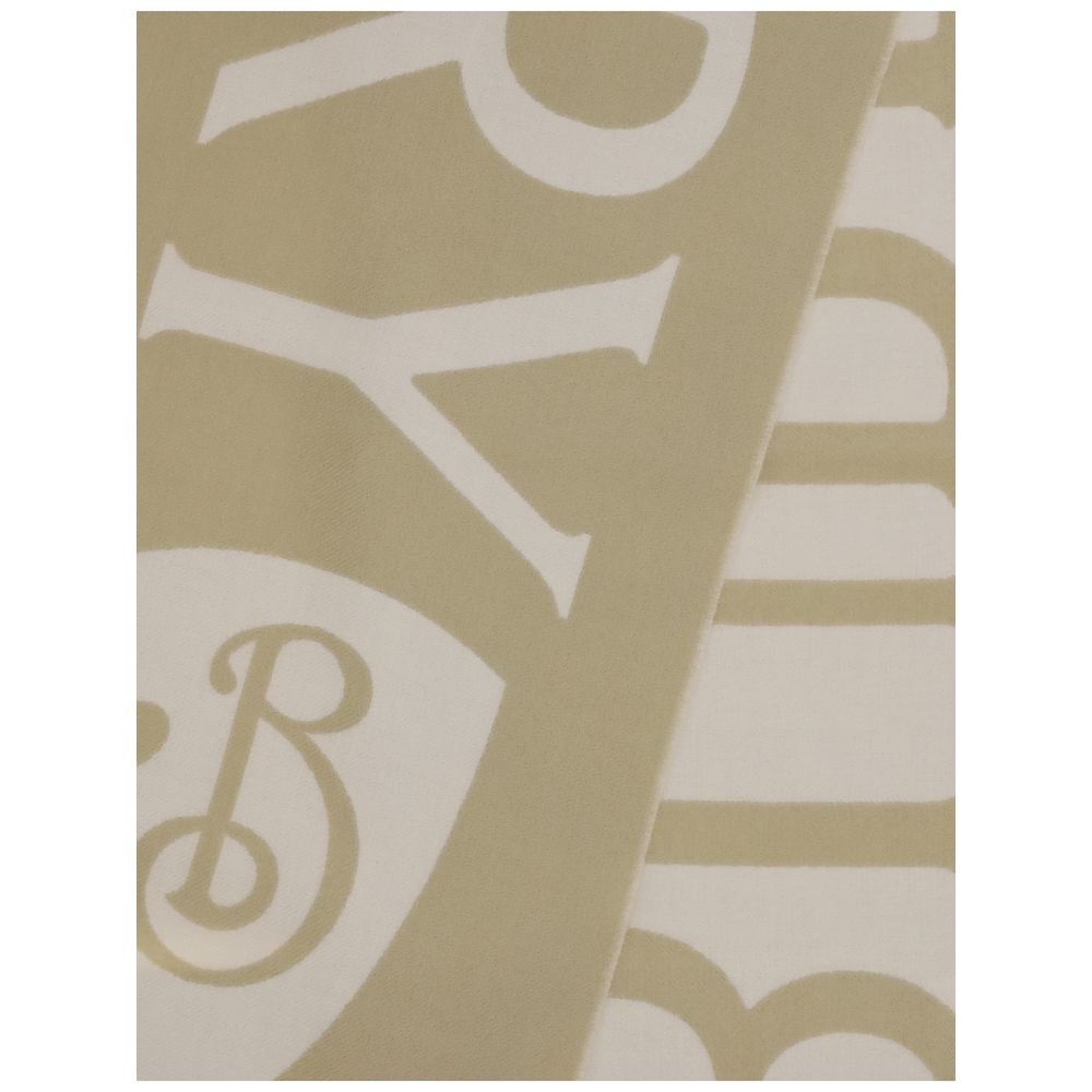 BURBERRY Beige Wool Scarf