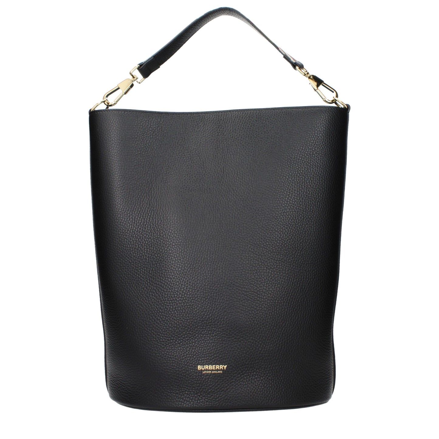 BURBERRY Black Leather Handbag